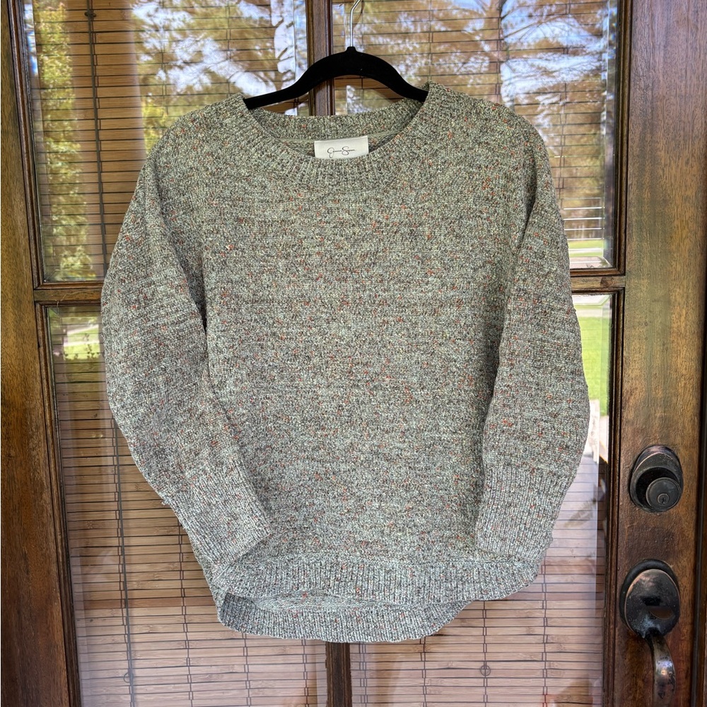 Gray Speckled Sweater